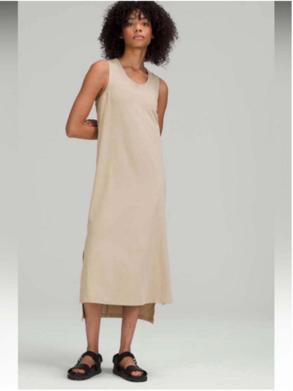 Lululemon All Yours Tank Maxi Dress trench lounge classic sz sm